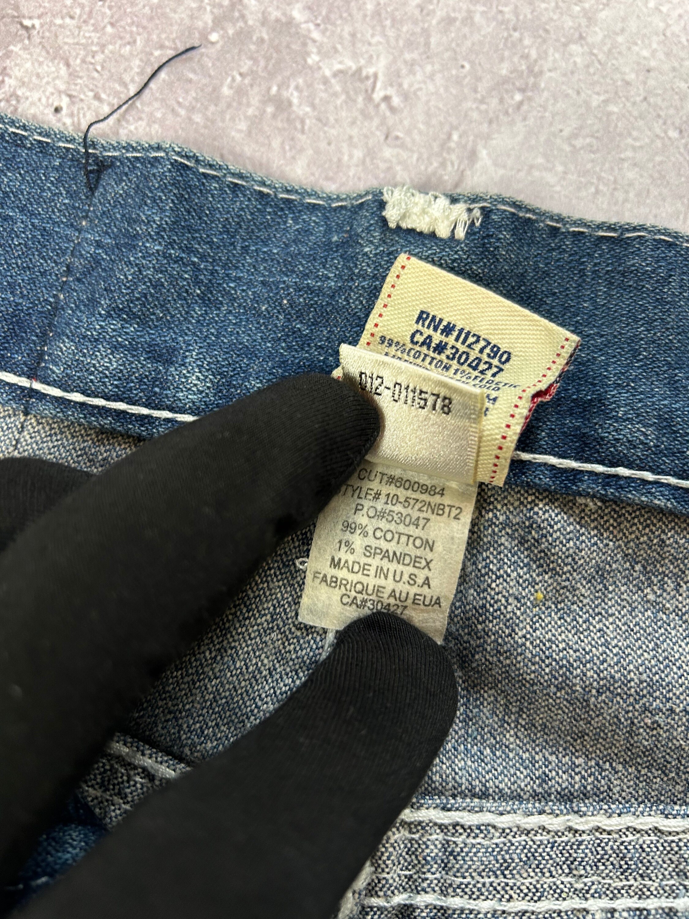 True Religion Billy Super T Denim Blue Jeans Size W32 L33