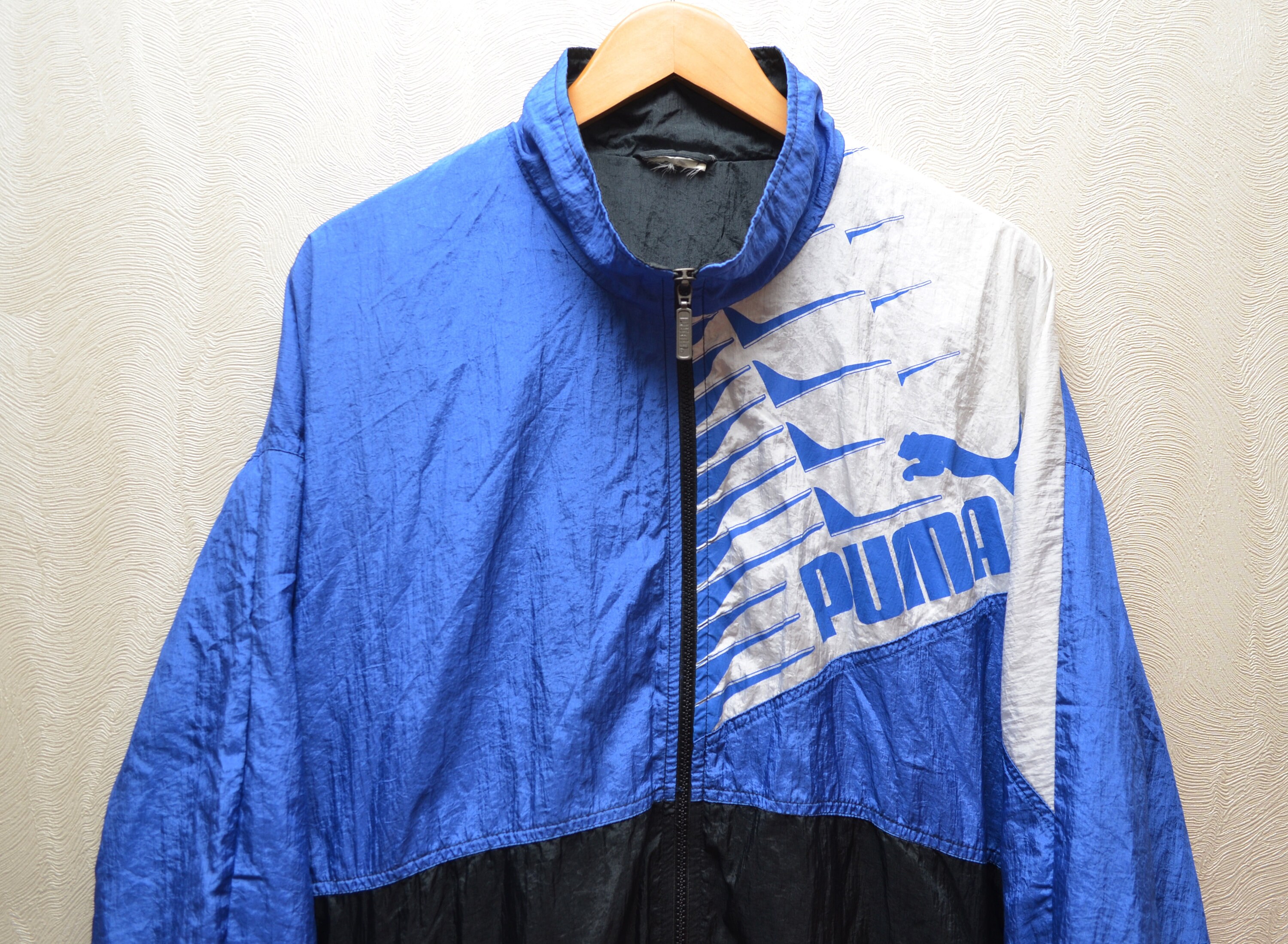 Puma Vintage Multicolor Nylon Jacket Rare 90s Y2k Size XL