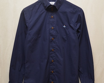Vintage Vivienne Westwood Red Label Button Shirt Size 00 Purple