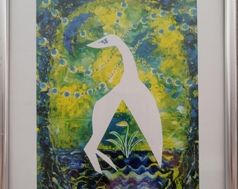 Lithograph dated and signed by the artist Mabaste