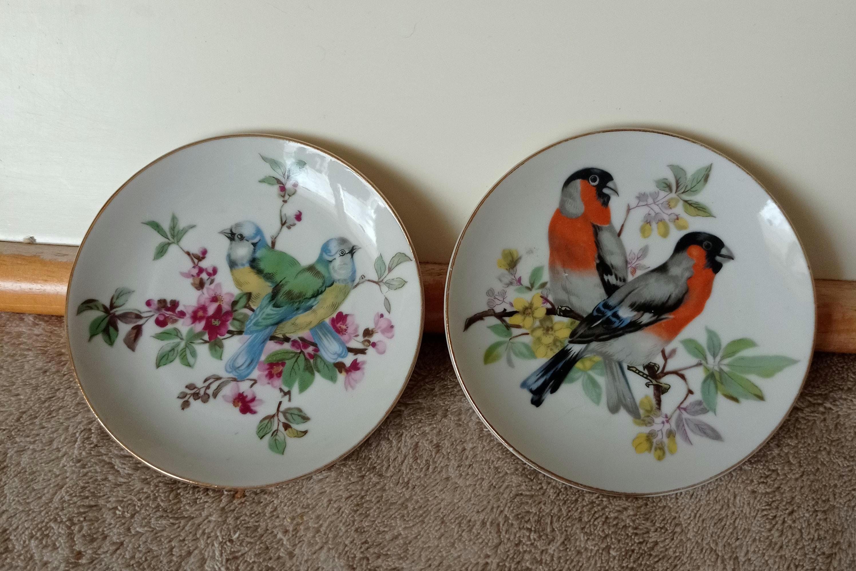 鳥の絵皿 - Etsy 日本