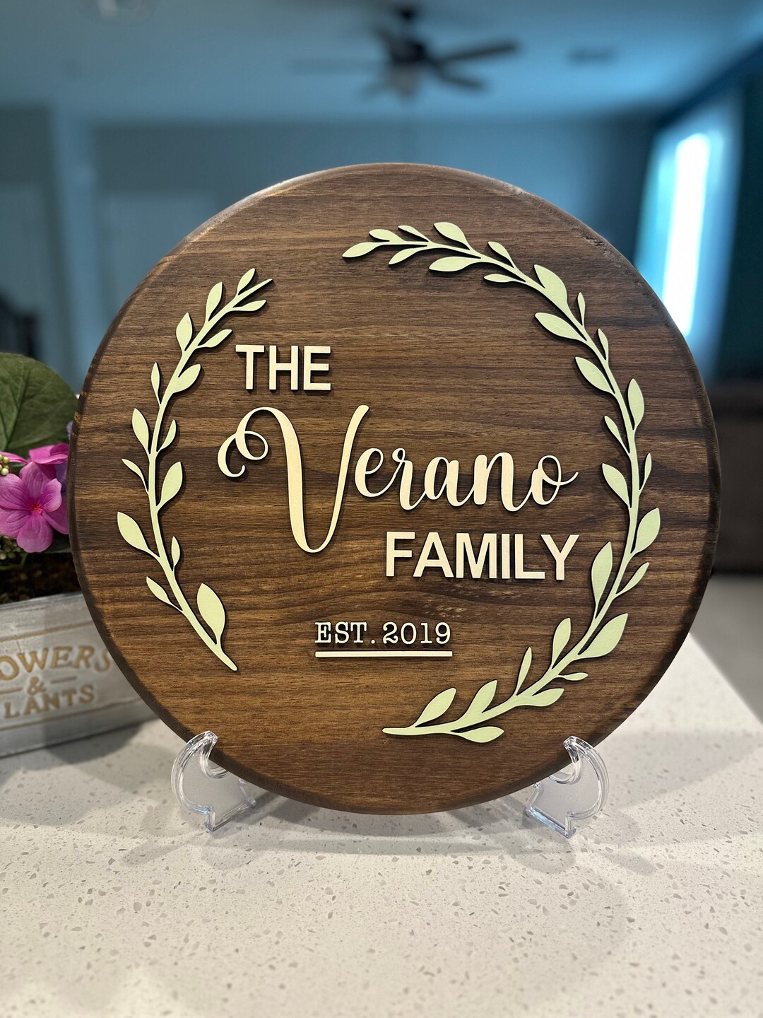 Wooden Family Sign Wall Decoration - Etsy