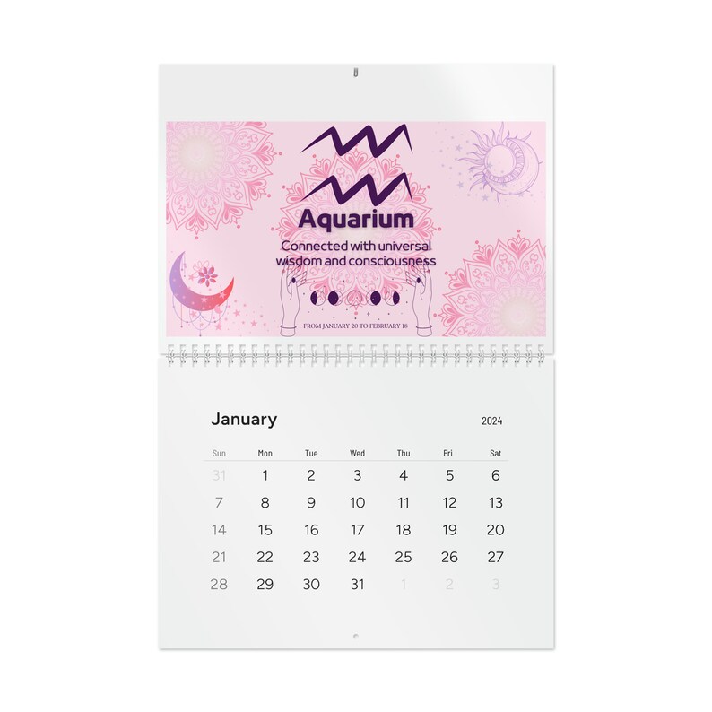 Lunar Planner 2025 Lunar Calendar Horoscope Calendar and Planner 2025