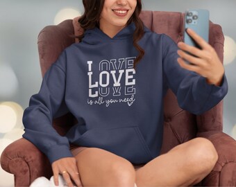 T-shirt What you need is love - love starts with yourself - Unisex Heavy Blend™ Hooded Sweatshirt