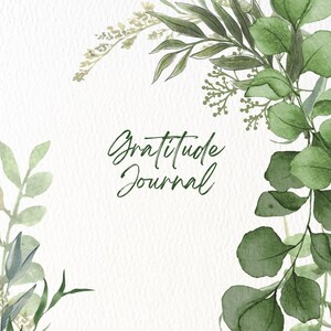 30-Day Gratitude Journal Printable – Daily Reflection Workbook, Mindfulness & Self-Care PDF, Instant Download, Wellness Journal Pages