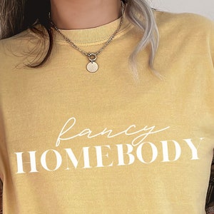 Homebody Shirt for Introvert, Fancy Homebody Shirt, Work from Home Shirt, Minimalist Shirt, Loungewear Fall Shirt, Introvert Cozy Shirt