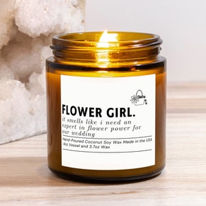 Will You Be My Flower Girl Proposal Candle Gift, Flower Girl Proposal Box Candle, Bridal Party Proposal Gift, Flower Girl Gift Set Candle