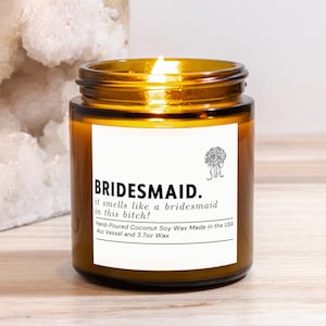 Be My Bridesmaid Proposal Candle Gift, Bridesmaids Gifts Box for Bridesmaid, Candle Favors Bridesmaid Box for Bridesmaid Proposal