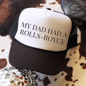 Mio padre aveva un berretto da camionista Snapback Rolls-Royce Beckham, cappello virale alla moda, cappello Beckham Rolls Royce, cappello Snapback divertente, cappello Bougie, cappello da calcio