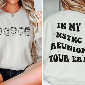 Nsync Reunion Tour Era Vintage Sweatshirt, Retro NSync Shirt Fall Sweatshirt, 90s Boyband Reunion Era Sweatshirt Gift for Her, *NSYNC Shirt