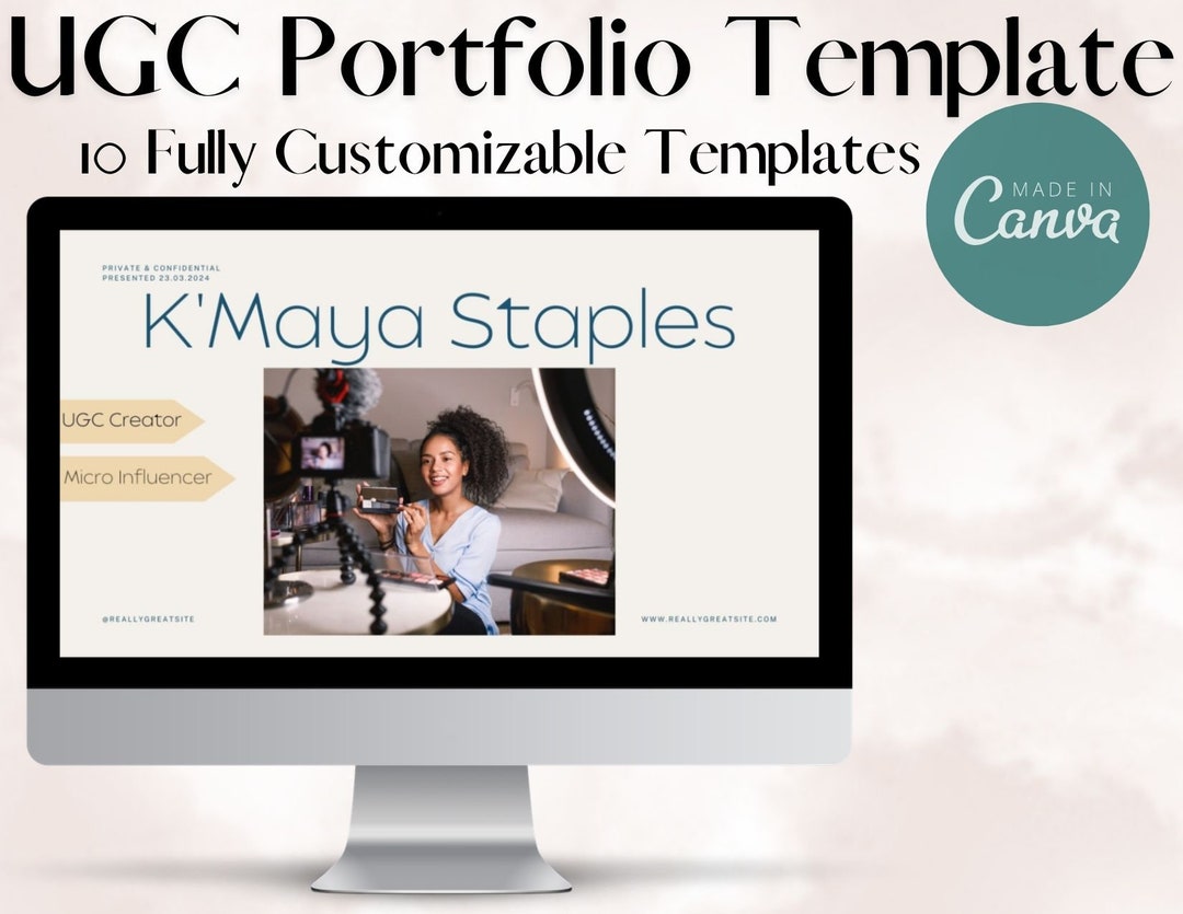 UGC Template Portfolio Ugc Templates Ugc Portfolio Template Canva UGC Template Portfolio Ugc Templates Ugc Portfolio Template Canva