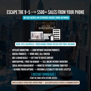 SWC Course, Faceless Passive Income Course for Women, Digital Marketing Side Hustles, Learn 25+ Hustles, Online Income, Online Business