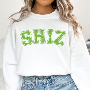 Shiz University Sweatshirt, WICKED Sweatshirt, Shiz Sweatshirt, Elphaba and Glinda Shirt, Shiz Pink Green, Wizard Shiz University Shirt