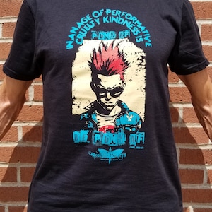 Kindness is punk AF 100% preshrunk cotton short-sleeved unisex t-shirt