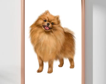 Póster de arte mural para perros, decoración del hogar para amantes de las mascotas, póster imprimible, descarga digital instantánea