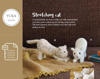 Padrão de amigurumi de gato de crochê: brinquedo fácil para gatinhos (padrão em PDF)