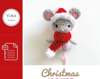 Christmas Mouse Amigurumi Pattern: Crochet Holiday Decor (PDF Pattern)