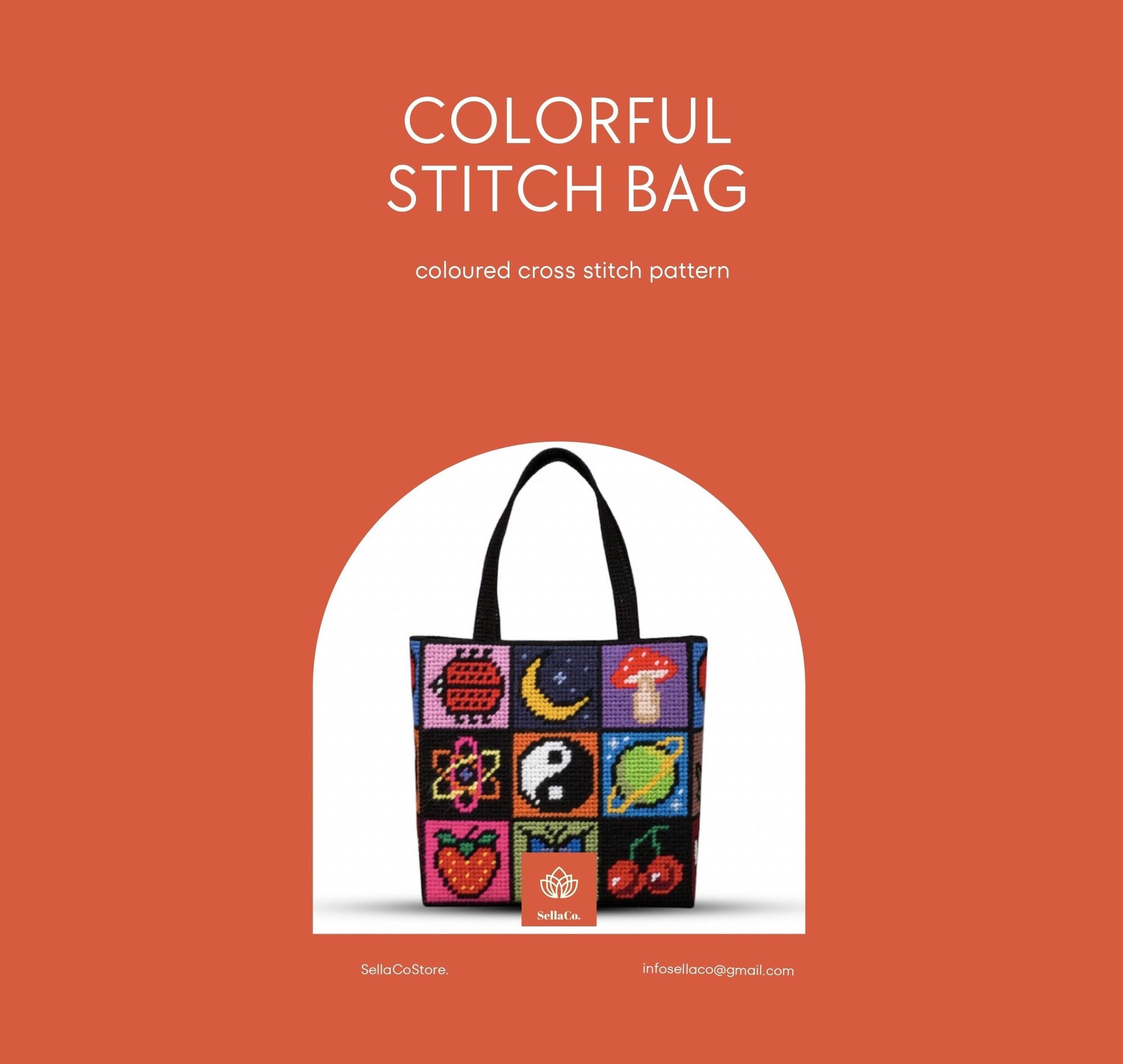 How to make your own Unif Dupe Stitch Bag | PIXEL ART DIY