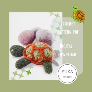 Crochet Pattern Turtle / Funny Plush Turtle / Crochet Design PDF Turtle / Amigurumi Pattern Turtle  / Animal Crochet  / Amigurumi Animal