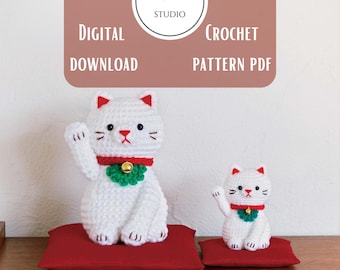 Cat Amigurumi Crochet Pattern: Stuffed Kitten PDF Tutorial