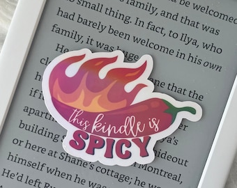 Este Kindle es una pegatina de vinilo holográfica picante