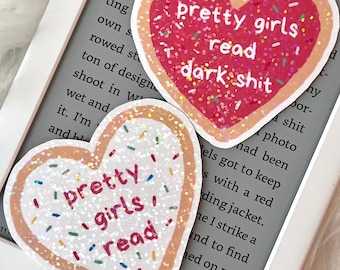 Pretty Girls Read/Dark Sh*t • Holographic Sticker