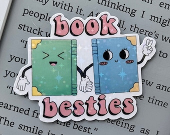 Holografische sticker Book Besties