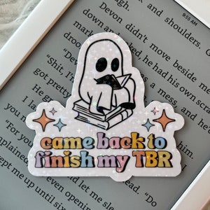 Volví para terminar mi TBR Pegatina holográfica fantasma