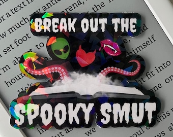 Spooky Smut Holographic Sticker