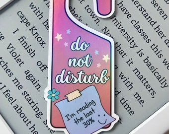 Holografische sticker 'Niet storen'