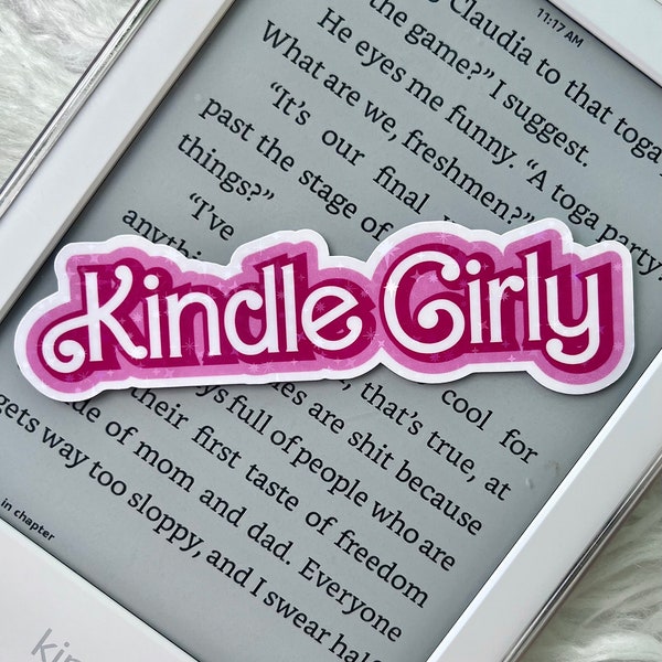 Kindle Girly • Holographic Sticker
