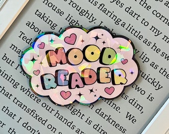 Mood Reader • Holographic Sticker