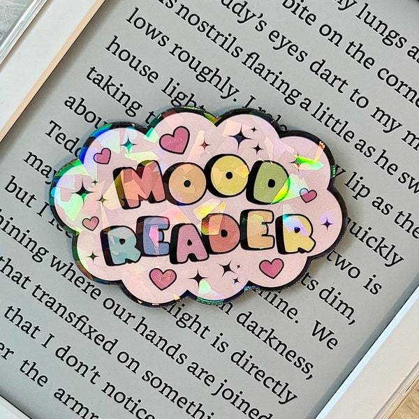 Mood Reader • Holographic Sticker