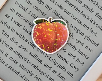 Emoji de melocotón • Adhesivo holográfico