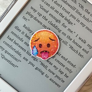Emoji atractivo • Adhesivo holográfico