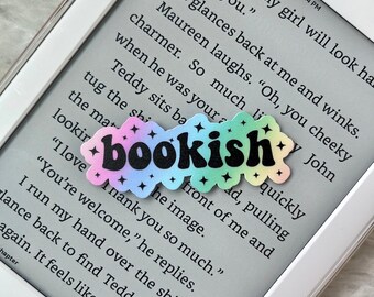 Bookish • Regenboog • Matte sticker