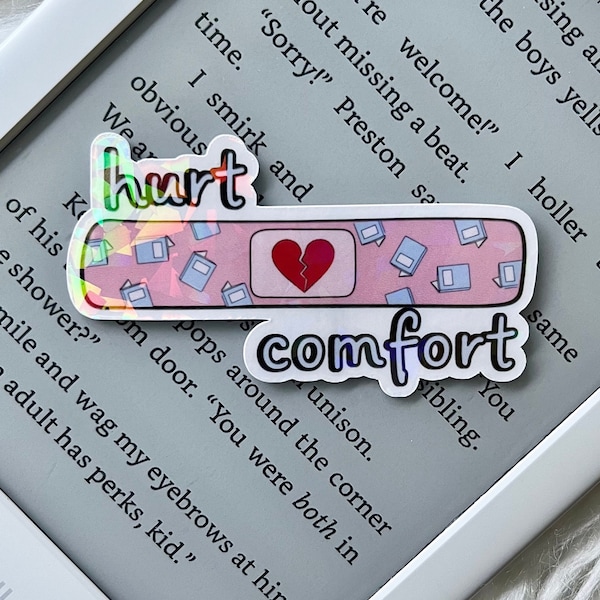 Hurt/Comfort • Romance Tropes • Holographic Sticker