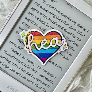 Happily Ever After • HEA • Rainbow • Holographic Sticker