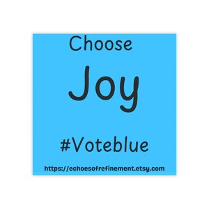 Choose Joy Vote Blue Sticky Notes - 50 Sheet Post-it® Pad