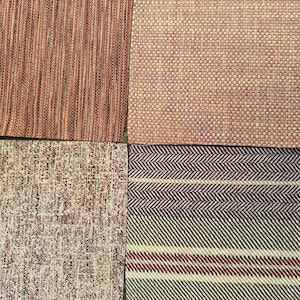 Stalen luxe bekleding: voorbeelden designer interieur: set van 4