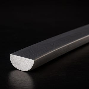 SWJ™ 925 Sterling Silber Halbrunddraht – „8-Gauge x 6 oder 12 Zoll (0,128" x 0,064" / 3,25 x 1,63 mm)“ – Weicher Schmuckdraht