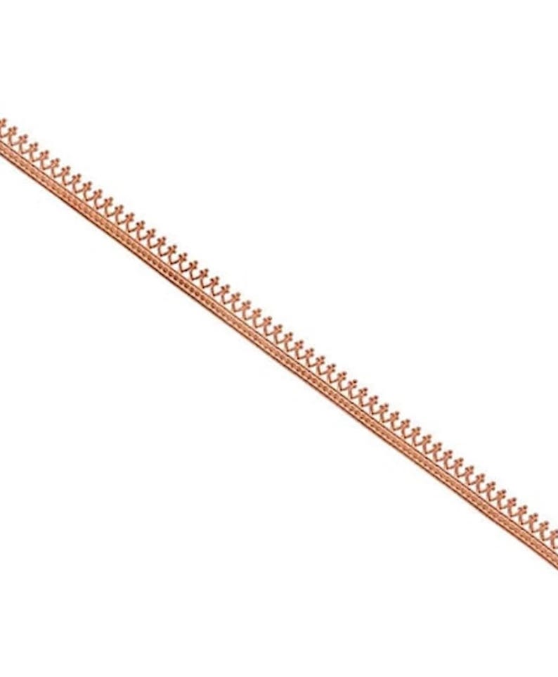 SWJ™ 99% Copper Gallery Bezel Wire – “crown” Pattern X 12 or 24 Inches ...