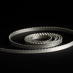 SWJ™ 999 Fine Silver Scalloped Bezel Wire Strip – 28 Gauge, 1/8&quot; x 12 or 24 Inches 0.013&quot; (3.18 x 0.33mm) – Dead Soft by SWJ™ Supply