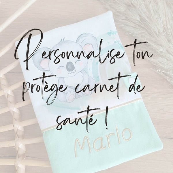 Protège carnet de santé personnalisé