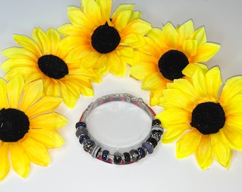 Black Charm Bracelet