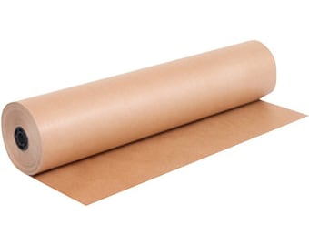 Brown Packaging Kraft Paper Roll 125 GSM width 900mm