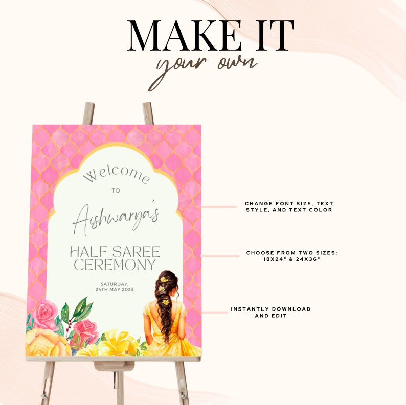Half ceremony wedding invitations