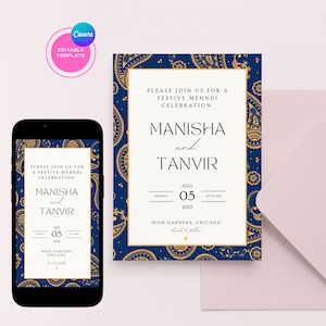 Conjunto de convites de casamento, convites de casamento indianos, convites de casamento sikh, modelos para salvar a data, convites de casamento digitais, convites mehndi