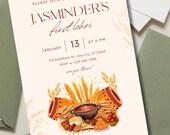 Lohri Invitation Card, Lohri Celebration, Editable DIY Invitation, Canva Template Instant Download, Indian Party Invite, Electronic Invite