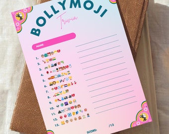Diwali Party Games, Fun Desi Party Games, Bollywood Trivia, Indian Party Games, Hindi Cinema Trivia, Bachelorette Games, Printable Download